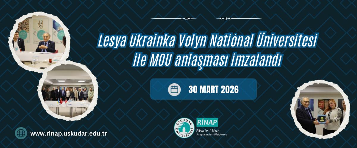 Lesya Ukrainka Volyn National Üniversitesi ile MOU Anlaşması İmzalandı