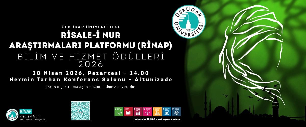 Risale-i Nur Araştırmaları Platformu (RINAP) Bilim ve Hizmet Ödülleri 2026