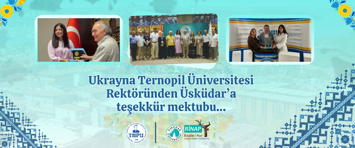 Ukrayna Ternopil Üniversitesi Rektöründen Üsküdar’a teşekkür mektubu…